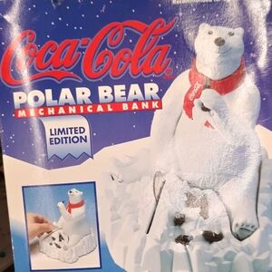 Coca cola mechanical bank